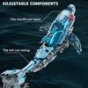 Motorized Dolphin Building Kit 888Pcs Light Up Ocean Creature Series Linkage Creative MOC Desk Decor Gift For Adults Kids