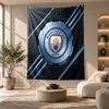 Decorative Tapestry,Manchester City Printed Wall Art, Lightweight Wall Hanging For Bedroom Background