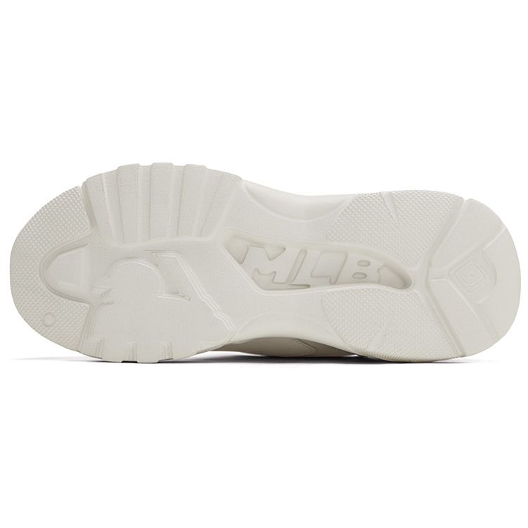 MLB Big Ball Chunky Classic Velcro Low Top Kids Casual Shoes Kids sneaker White 7ASHJA23N-50WHS