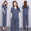 Damesbroeksets Casual zomer 2-delige sets Dames Elegante losse broek met wijde pijpen en blouse met korte mouwen