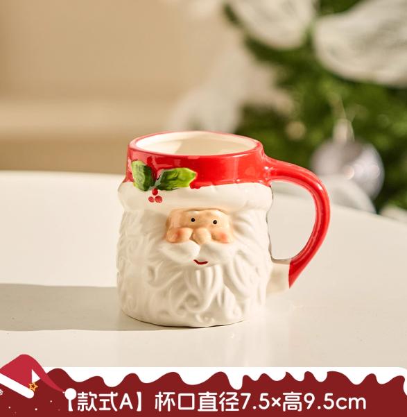 Snowman Mug Creative Large Capacity Ceramic Cup Coffee Cups Lovely Men and Women Birthday Christmas Gift Breakfast Cup