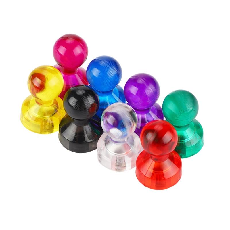 10 Counts Magnetic Push Pins for Fridge Calendars School Whiteboards Bulletboard