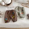 Winter 2025 Kids' Fashion: Cartoon Printed Fleece Lined Pants for Boys