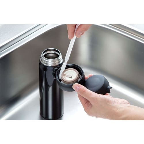 Mameita Kitchen Sponge, White, 1cm Wide x 0.5cm Deep x 17cm High, for Cleaning Inner Stoppers, Removing Tea Stain, Stick, Fine Grooves, for Fine Stain