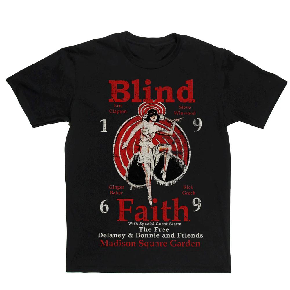 

NEW Blind Faith BAND Short Sleeve Cotton Black S-5XL T Shirt UR554 Unisex T-Shirt - Men s Summer Cotton Graphic Tee 5XL