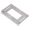 Cabinet Hardware Jig Stainless Steel Furniture Handle Punch Locator with Adjustable Screw Silver