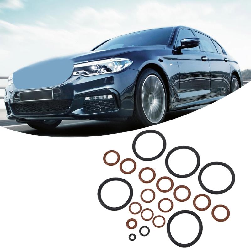 Cooling System O Rings Seal Kit 17111711987 1743299 for E46 M52 M54 320i 323i 325i Radiator Coolant Hose Seal Gasket