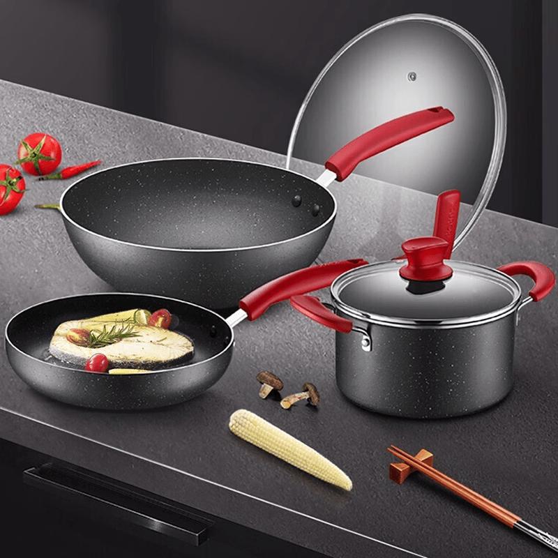 Supor Maifan Stone Non-stick Cookware Set