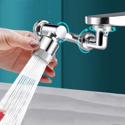 Legierung Mechanischer Arm -Geschwindigkeit Wassermodus Badezimmer Waschbecken Wasserhahn Verlängerung Universal Drehbarer Mechanischer Arm