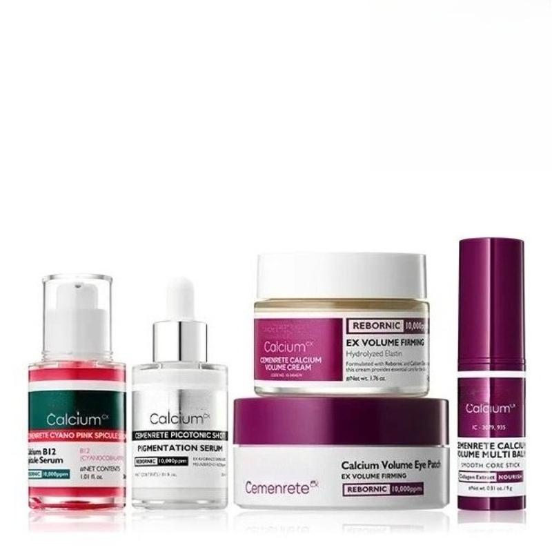 Kollagen Boost Set Poren Spot Hautpflege Kalzium Kollagen Volumen Straffender Balsam für verbesserte Hautgesundheit Routine white
