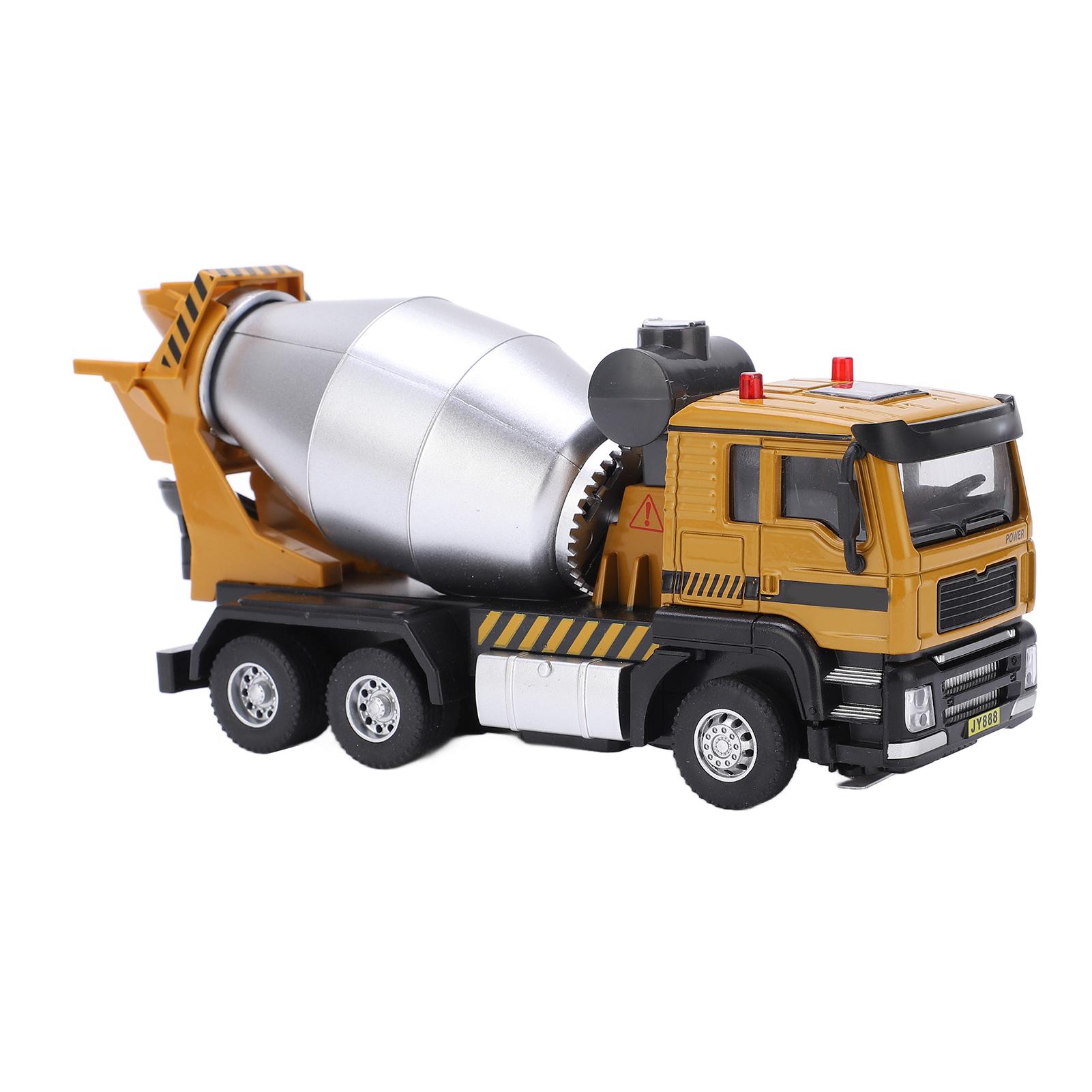 

VB50063 1:50 Mixer Truck Toy Zinc Alloy Pull Back Engineering Truck Model Toys for Kids Boys