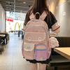 Cartoon Schoolbag For Primary School Students Grade 3-6 Large Capacity Backpack Lightweight And Lightweight Children's Schoolbag