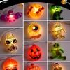 Halloween String Lights: Pumpkin & Ghost Decor for Bar, Kindergarten, or KTV