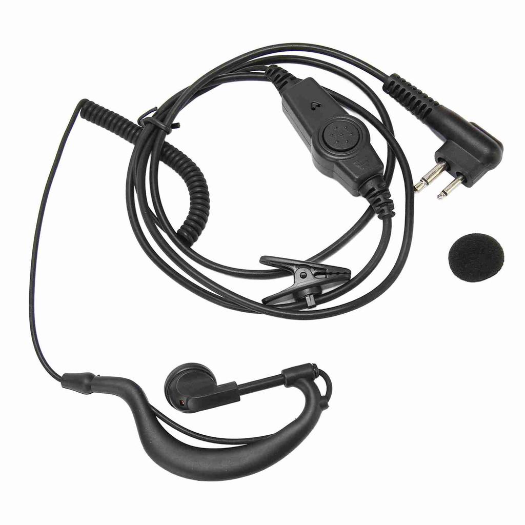 Intercom Earphone M Connector G Shaped Earhook Anti Interference Headphone For Motorola 318