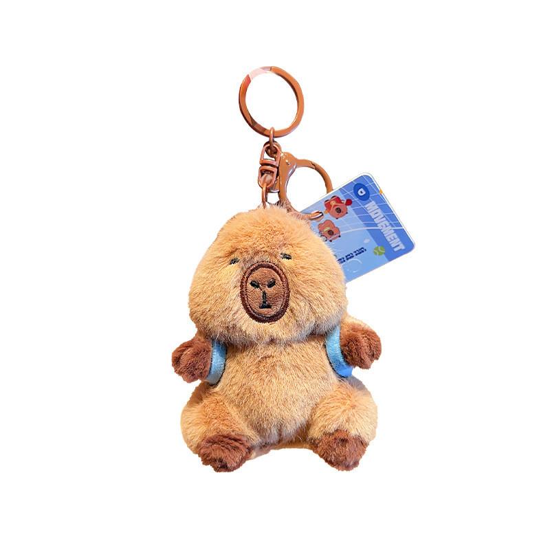 Capybara Jinnew Unique Plush Keychain Accessory In Vibrant Sports Colors Ideal For Keyring