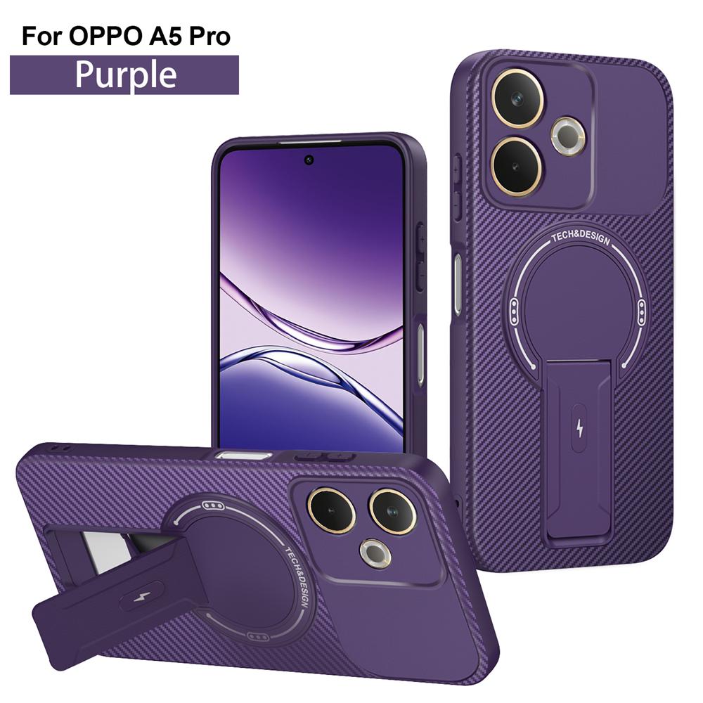 For OPPO A5 Pro 5G Case Magnetic Bracket Stand Holder Armor Cases For OPPO A5Pro 5G For Magsafe Wireless Charging Cover