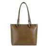 Retro PU Leather Bucket Tote Bag Large Capacity Simple Textured Shoulder Bag for Women's Commuting