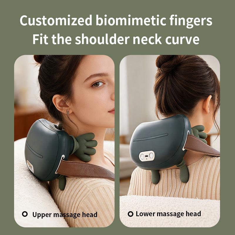 Multi-Functional Heated Neck, Shoulder, and Back Massager with Kneading