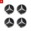 4pcs 56mm 60mm 65mm 75mm Car Wheel Center Hub Caps Sticker Badge For Mercedes Benz A B C E class GLA GLC CLA GLK W204 W205 W212
