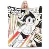 Astroboy Atomo Astro Boy Retro Blanket Velvet  Winter  Portable Warm Throw Blanket for Sofa Travel Bedspread