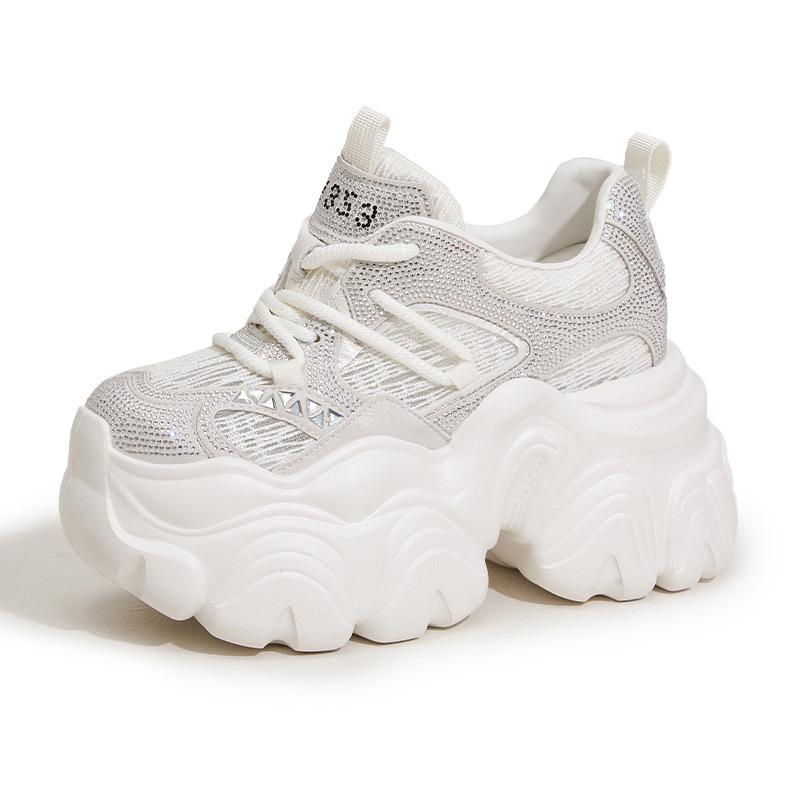 

Dad Shoes Girl 2025 Spring and Summer New Hollow Mesh Breathable Sandals Versatile Small Thick-soled Women s Shoes 39