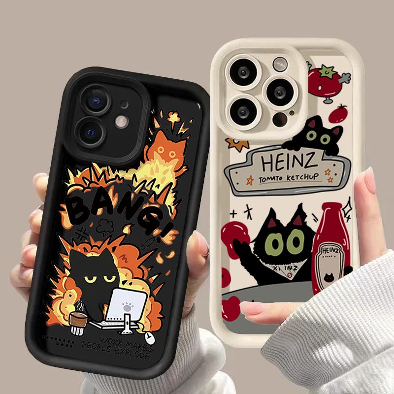 Funny Bang Cat Matte TPU Phone Case For Xiaomi 15T 14T POCO X8 Pro Max X7 X3 X5 X6 F5 F3 X5 F7 M7 M3 M6 Pro F8 15 Ultra 5G Couqe