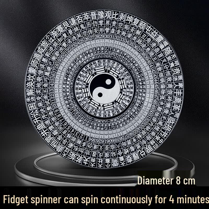 Chinese Style Tai Chi Bagua Fidget Spinner