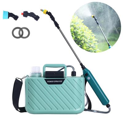 Battery Powered Garden Sprayer with 2 Nozzles 1.32 Gallon/5L Lawn Water Sprayer with USB