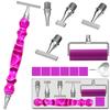 13PCS Diamond Painting Pen Kit with 1 3 6 9 Stainless Steel Nibs Ergonomic Bead Placement Tool for DIY Rhinestone Art