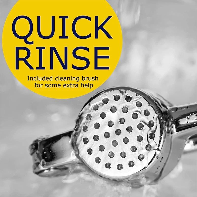 Easy To Squeeze and Clean Kitchen Tools Premium Garlic Press Stainless Steel Garlic Mincer Garlic Crusher
