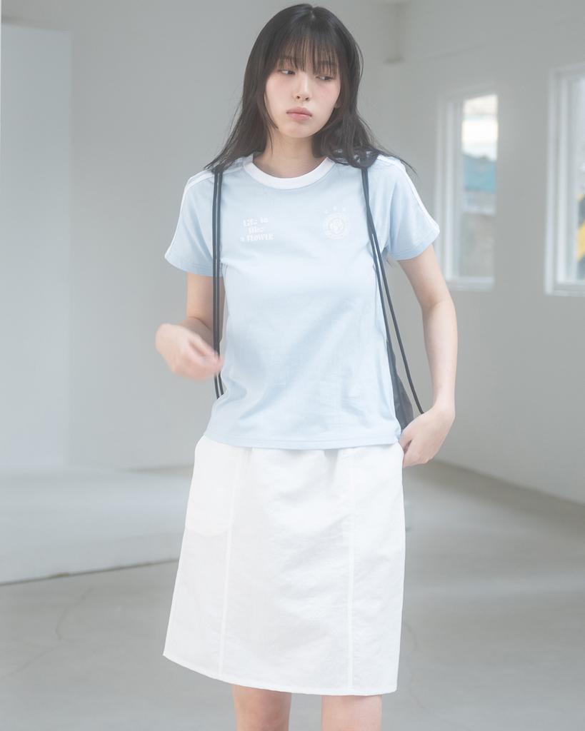 HAVISM W Llf Uniform S/S Tee(Sky Blue)