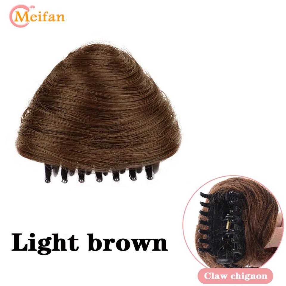 

Синтетические накладные волосы зажим для волос с двойным шариком интегрированная заколка для волос в форме волана 6inch