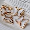 10 pièces Mode Bouton Métallique Papillon Couture Vêtement Sac en Cuir Artisanat DIY Pull Boutons Décoratifs Haut de Gamme Accessoires