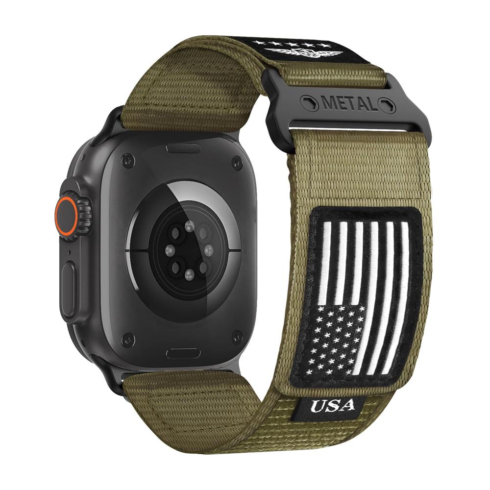 StrapS for Apple Watch Ultra 2 Band 49mm 46mm 42mm 45mm 44mm Nylon Alpine Sport bracelet Correa iWatch Series 10 9 7 6 5 4 8 SE