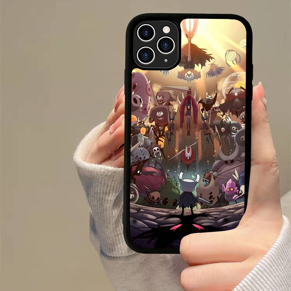 Popular Game H-Hollow K-Knight S-Silksong Phone Case For iPhone 17 16 Pro Max Air 13 12 Mini 14 15 Plus 11 PC+TPU Back Cover