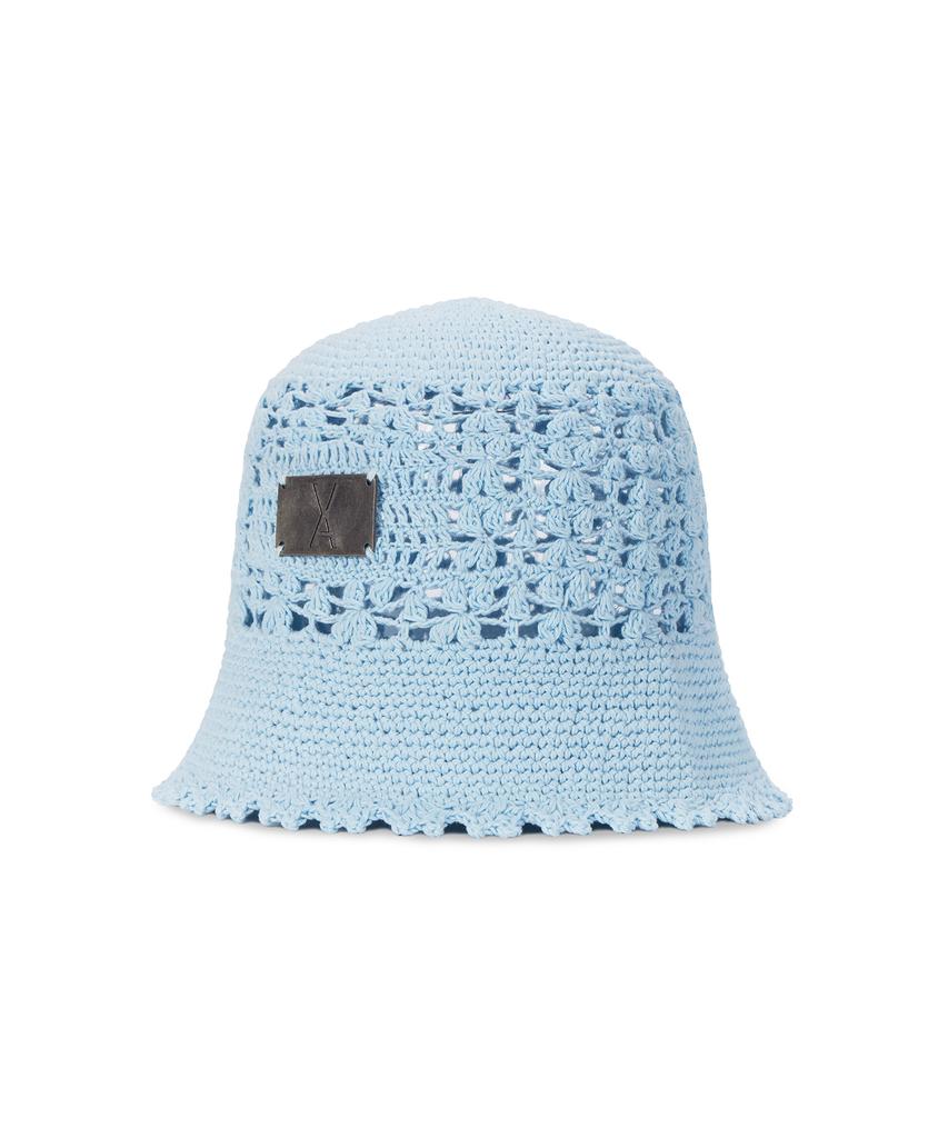 Bajal Va Plate Crochet Bucket Hat Sky