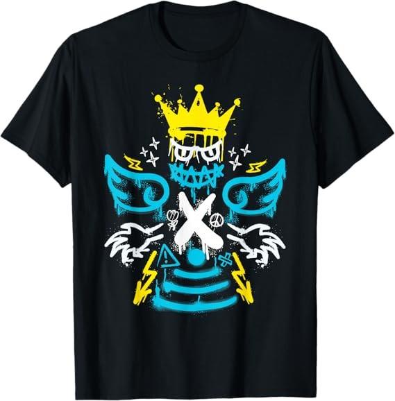Streetwear Retro Gamma Blue Matching T-Shirt S-3XL S разноцветный