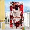 Arsenal Personalized Name Beach Towel Super Soft & Absorbent For Beach Bathroom Outdoor Swimming Pool Camping Picnic Yoga Diving Vacation Accessories