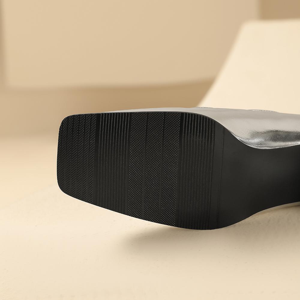 Svart Gull Damepumps Høy Hæl Liten Stor størrelse 32 48