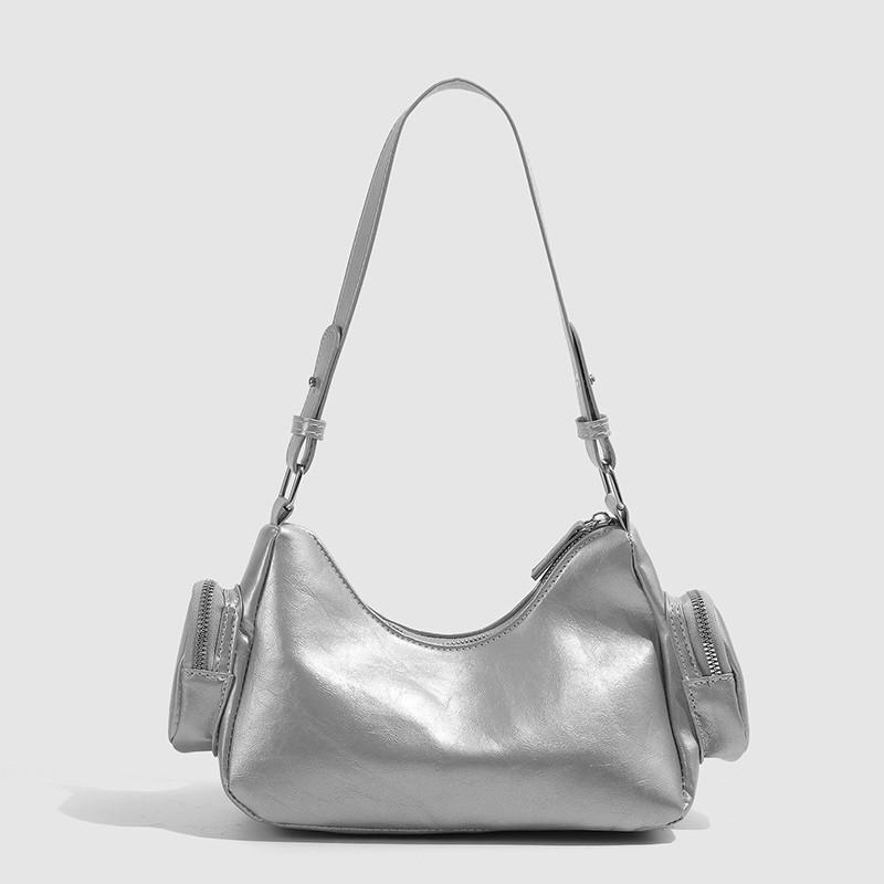 This Year's Trend: Niche Textured Underarm Bag Handbag 2025 Spring Summer New High-end Single Shoulder Crossbody Bag for Women