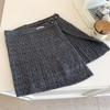 Korean-Style Women's Warm Knit Half Skirt for Autumn Winter