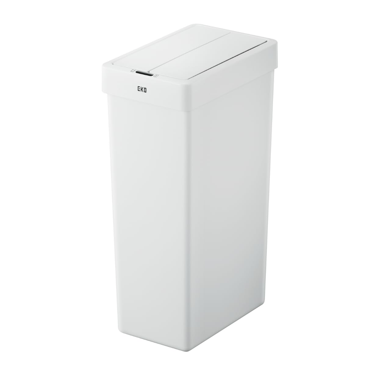 

EKO X-Wing Автоматическое Открытие/Закрытие Мусорное Ведро с Подсветкой и Сенсором, Белое, 30 л, с Крышкой, Без Внутреннего Ведра, EK6277P-30L-WH
