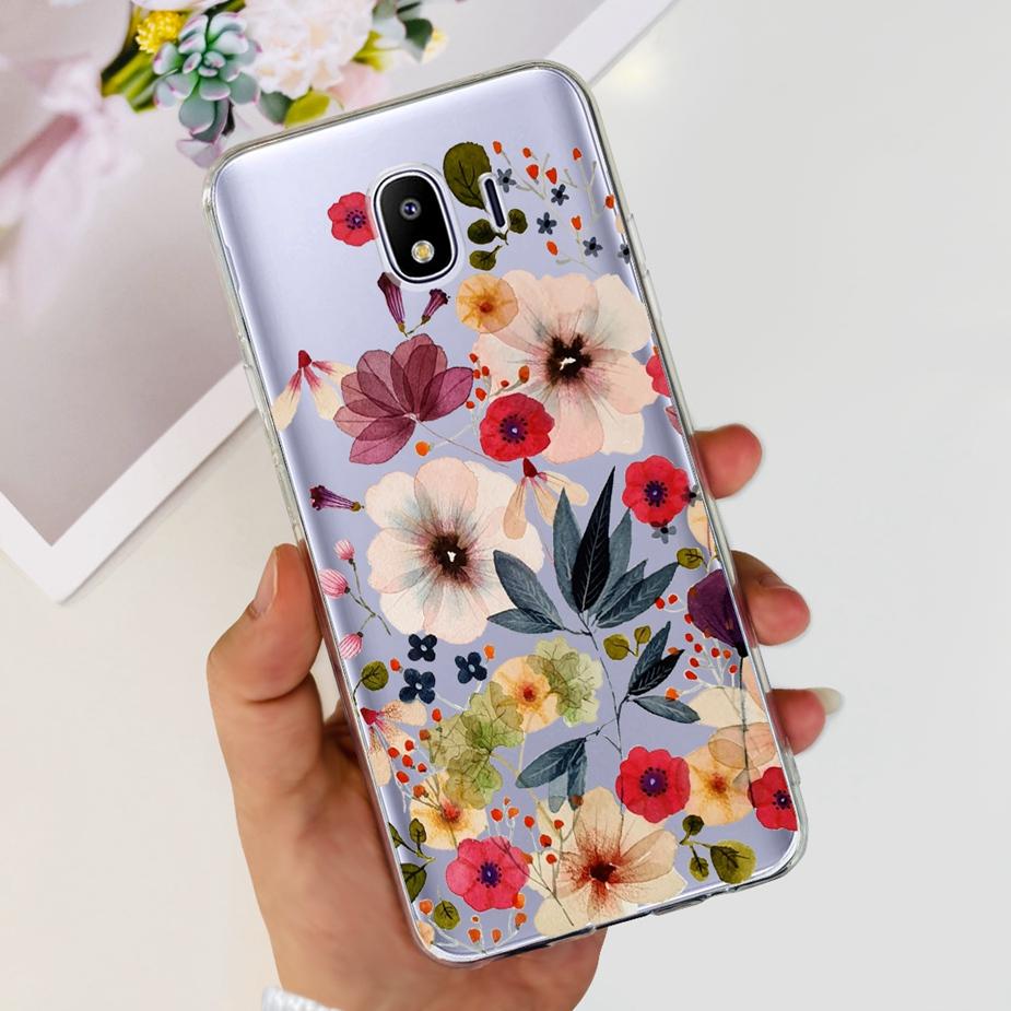 For Samsung Galaxy J4 2018 Case SM-J400F Luxury Clear Silicone Soft TPU Phone Case For Samsung J4 Plus J4+ J415F Back Cover Capa