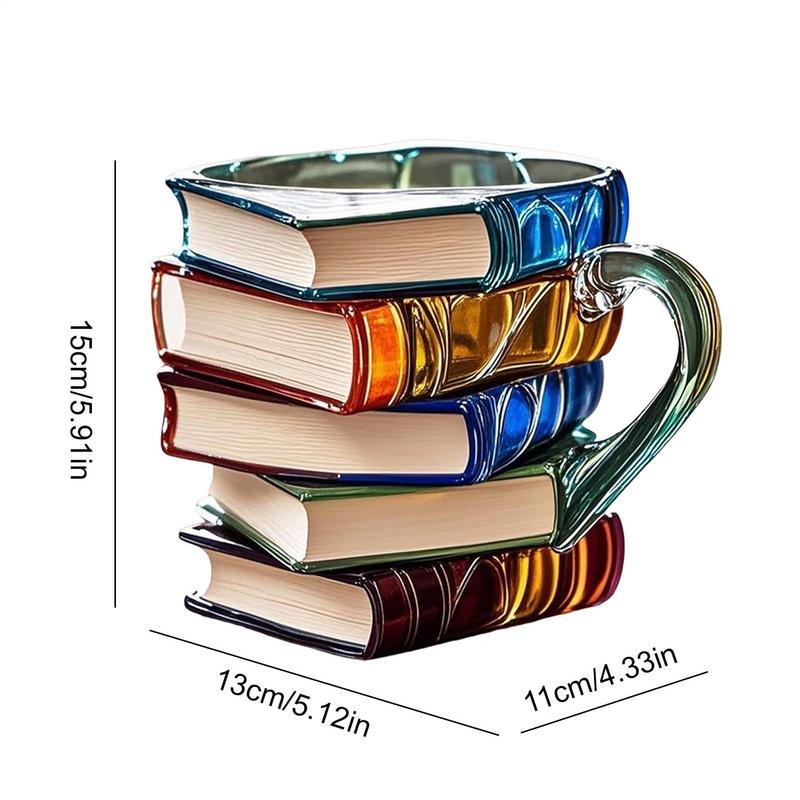 Reading Mug Book Coffee Cup Literary Themed Water Container For Best Friends Birthdays Teachers School Family Holidays