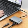 Portable Aluminum Alloy USB C Male to RJ45 Ethernet processor Supporting 2500Mbps and 100W Fast Charging Plug and Play for Home Office