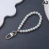 Simulation Pearl Keychains For Aorpods Bag Car Pendant Beaded Key Simple Decoration For Women Mobile Phone DIY Jewelry Decor