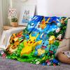 1pc Gengar Space Adventure Flannel Blanket,Ultra Soft Warm Plush Throw for Home Bedroom Bed Sofa Cover Camping Picnic Gift Y72430