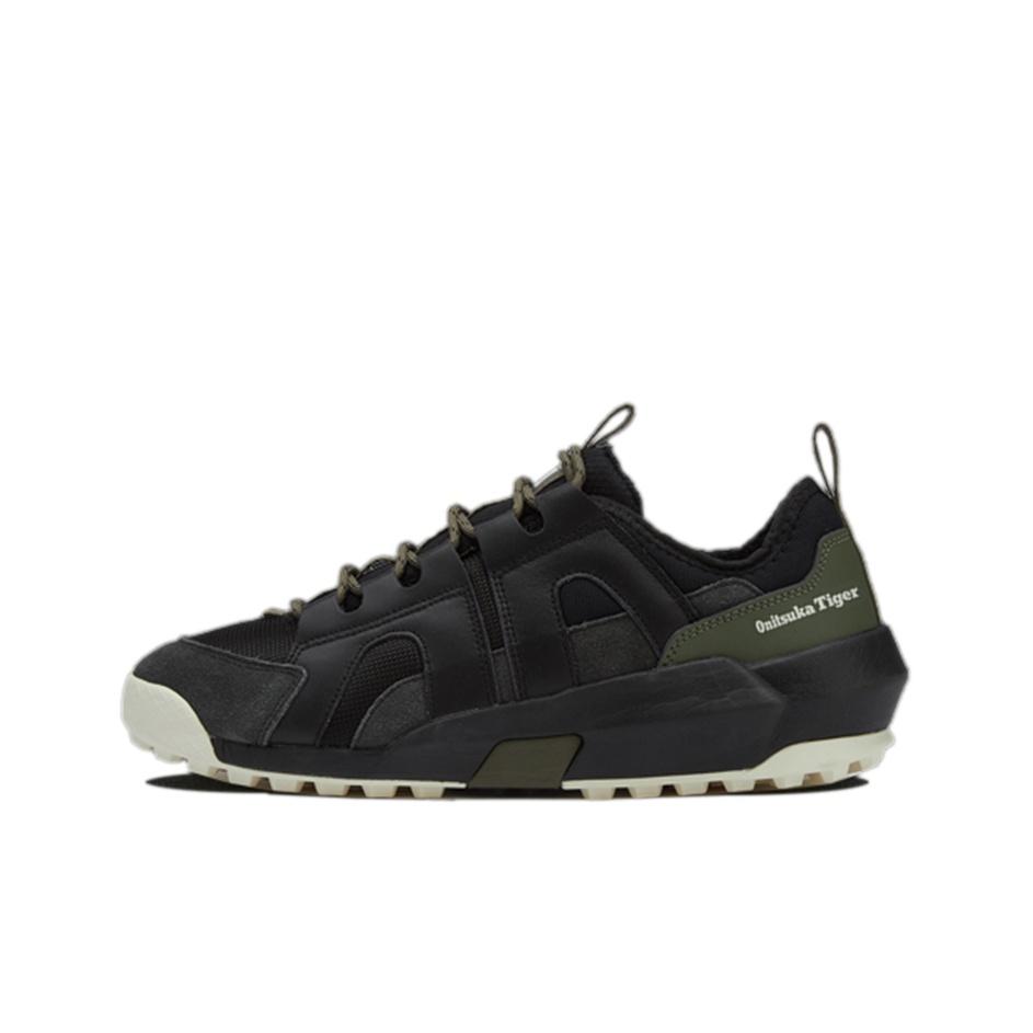 ONITSUKA TIGER Performove Fabric Synthetic Leather Comfortable Sports Casual Wear Durable Low-Top Lifestyle Shoes Unisex Sneaker Black 1183B897-002