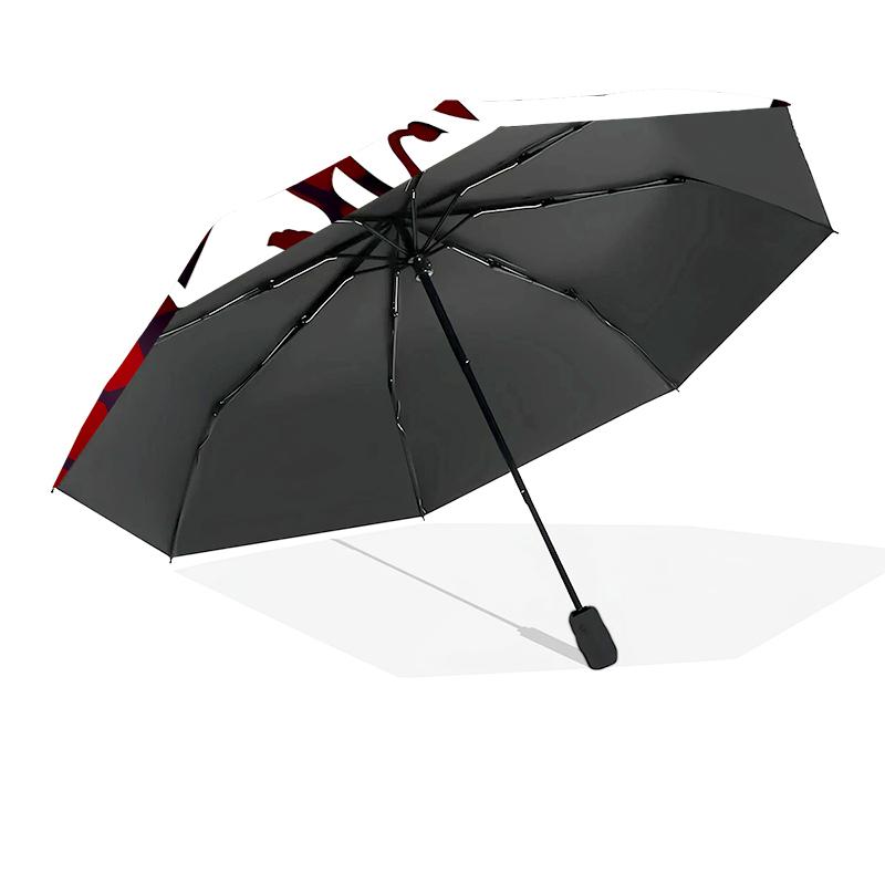 Shield With Griffin Cross Automatic Folding Umbrella - 8-Rib Travel Umbrella with Auto Open/Close & Portable, Gift for Christmas, Birthdays
