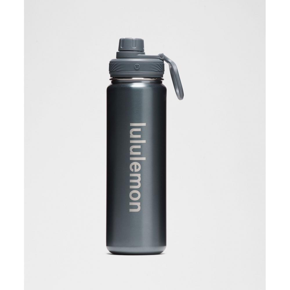 

Lululemon Бутылка Back To Life Sport 24 унции Shine Oil Grey ONE SIZE
